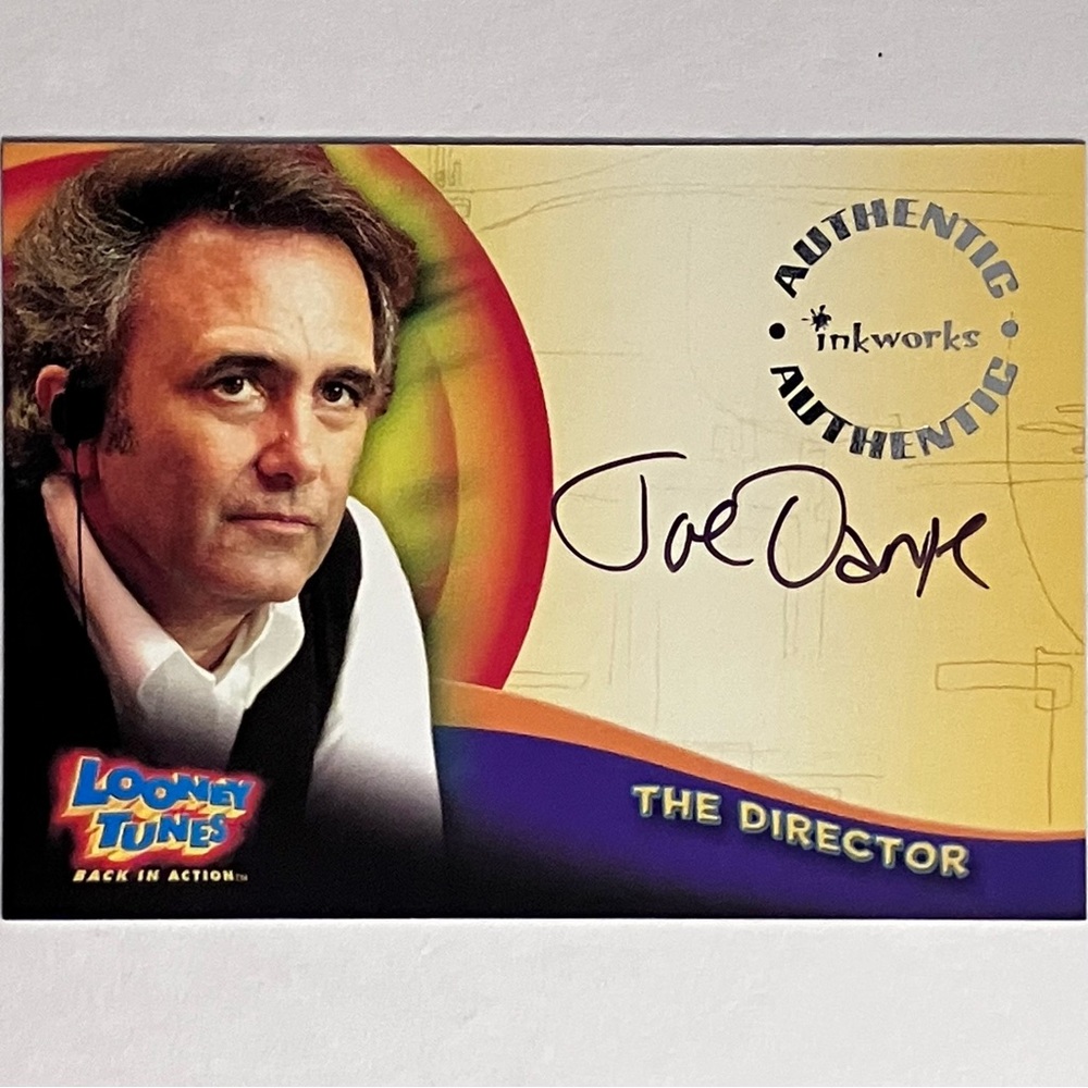 JOE DANTE AUTOGRAPH CARD / Director: Gremlins, EXPLORERS, Innerspace, MATINEE